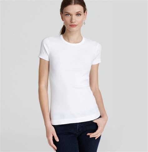 Women's White T